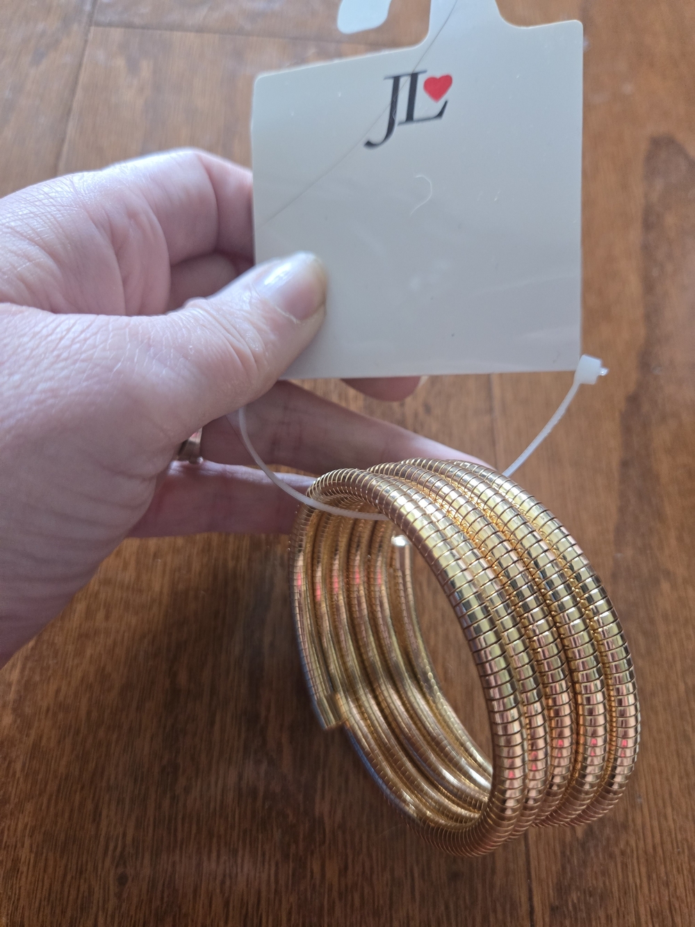 Sea Gold-Tone Coiled Multi-Bangle Bracelet Set